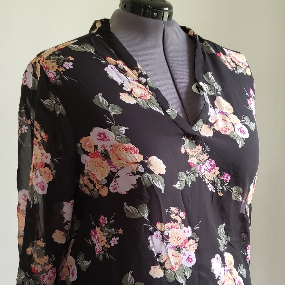 Floral blouse 2xl
